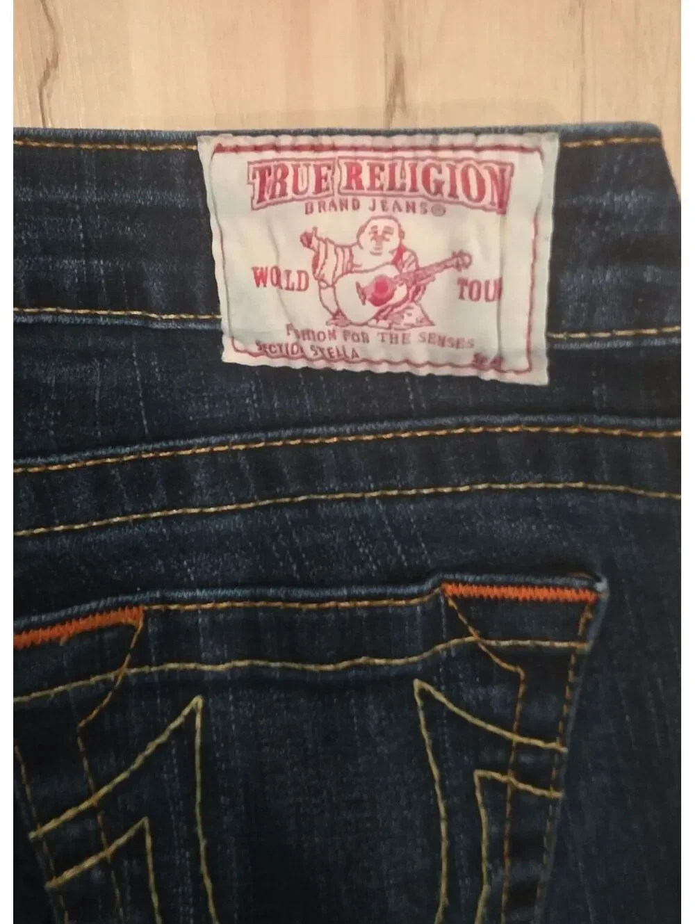 True Religion Dark Wash Skinny Jeans Size 26 Made in USA